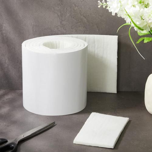 Jecery Adhesive Felt Roll, 1/4 X 6 X 2.5 Yard, White