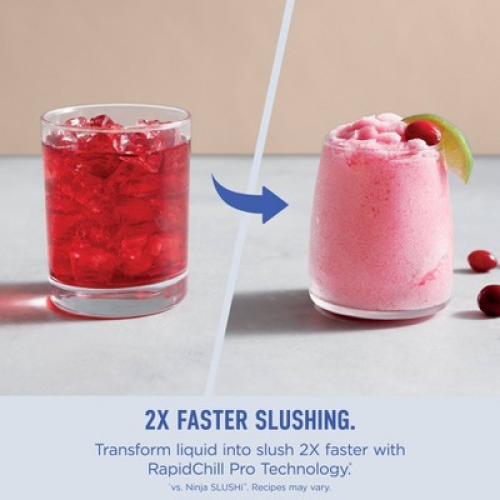 Ninja SLUSHi Max Smart Frozen Drink Maker Blue/Peach FS605