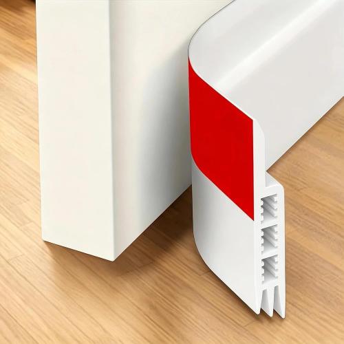 Door Draft Stopper Under Door Draft Blocker Insulator Door Sweep Weather Stripping Noise Stopper Strong Adhesive