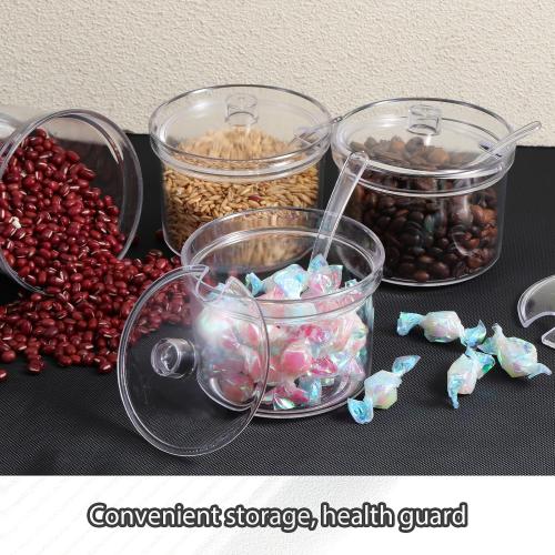 16PCS 7.1 Oz Ice Cream Toppings Containers, Ice Cream Sundae Bar Supplies