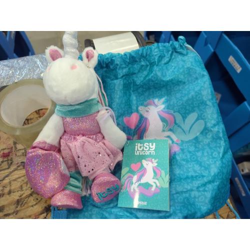 Itsy Unicorn Stuffed Animal - Pink Unicorn Plush Toys with Dress Up Clothes As Ballerina Doll, Good for Unicorns Girl Gifts Age 4-5, Unicorn Toys for Girls Age 6-8