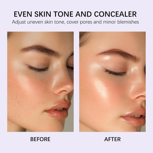 Balm Foundation for Mature Skin - Age-Defying Makeup Foundation with Hydrating Medium Coverage for Older Women, Vegan Non-Settling Formula Blurs Appearance of Fine Lines, Satin Finish (Light/Medium)