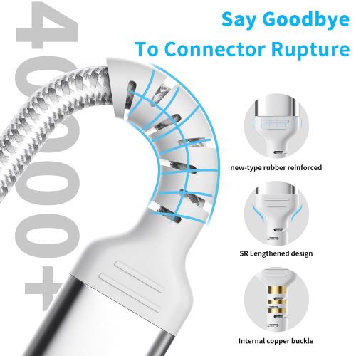 3ft USB-C to USB-C Cable for iPhone 16/15 Pro/Max, Braided USB Type C to Type C Fast Charging Cable Compatible with Samsung Galaxy Google Pixel, USBC to USBC Cable 1m