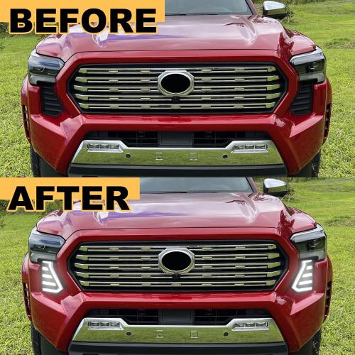 LED Fog Daytime Running Lights fit For 2024 2025 Toyota Tacoma drl