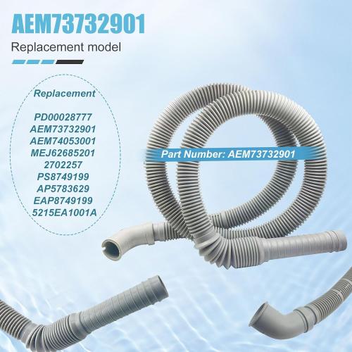 AEM73732901 Washer Drain Hose Assembly for LG/Kenmore Washing Machine