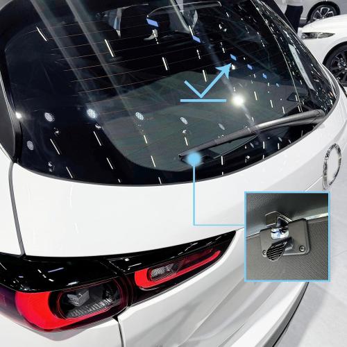 for Mazda CX5 Trunk Cover Cargo Cover Accessories, Leather Retractable Cargo Cover for 2025 Mazda CX-5 Accessories 2024 2023 2017-2022 Anti-Peeping Anti-Theft Privacy Screen Shade