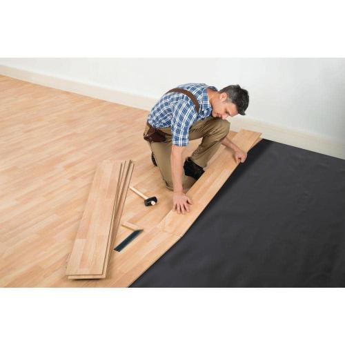 2 PACK MoistureBlock 100 sq. ft. Roll 30 x in. W x 40 x ft. L x 6 mm T Vapor Barrier Underlayment for Wood Laminate and Vinyl
