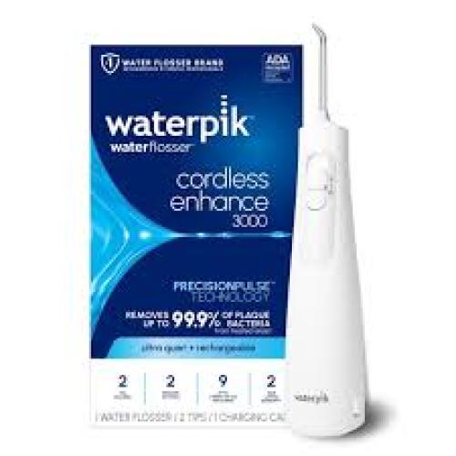 3 pack) Waterpik Cordless Enhance 3000 Water Flosser with 2 ...