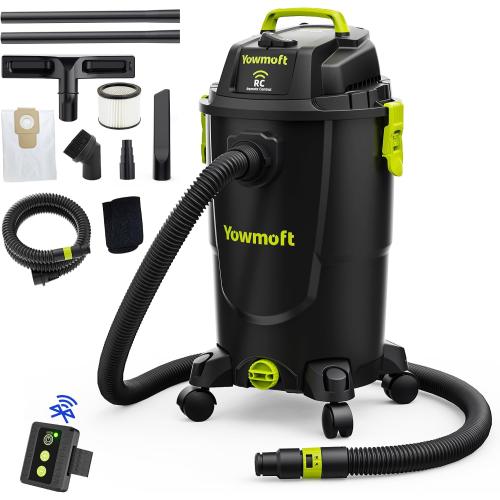 8 Gallon Dust Extractor Shop Vacuum with Remote Control | CVL30-RC, Remote Control, 5.5 Peak HP, HEPA Filter, Dust Bag, Wet Dry Vacuum Cleaner, Woodworking, Garage & Workshop‼️missing pieces‼️