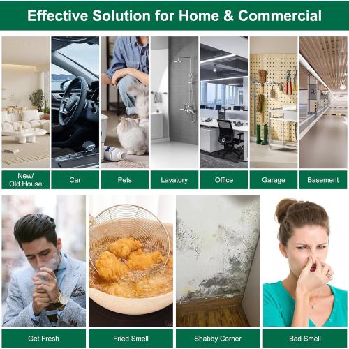Ozone Generator 45,000mg/h, Home/Industrial O3 Car Deodorizer. Ozone Machine Air Ionizer Ozone Odor Eliminator for Strong Odor. Odor Eliminator for Home, Car, Pet. Room Deodorizer For 2500 sq ft.