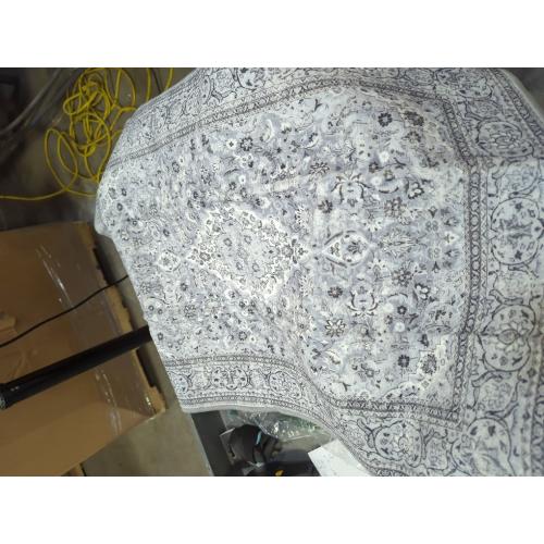 Grey Small Washable Area Rug, 2x3 Boho Vintage Entryway Rugs, Soft Non Slip Floral Door Mat, Aesthetic Low Pile Carpet for Front Door Entry Carpets Entrance Bedroom Kitchen
