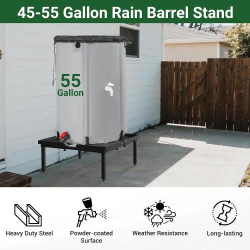 45-55 Gallon Rain Barrel Stand
