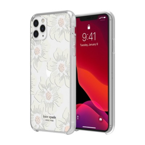 Kate Spade New York Apple iPhone 11 Pro Max/XS Max Hard Shell Case HollyHock Floral - Cream/Clear