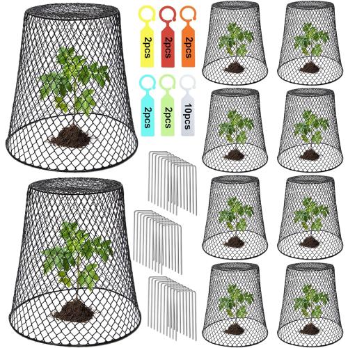 Chicken Wire Cloche Plant Covers Garden Netting Metal Heavy Duty Plant Protectors from Animals for Keeping Bunnies Chicken Squirrels Birds