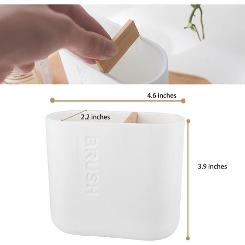 1 Pack Toothbrush Holders for Bathrooms, Electric Toothbrush Holder, White