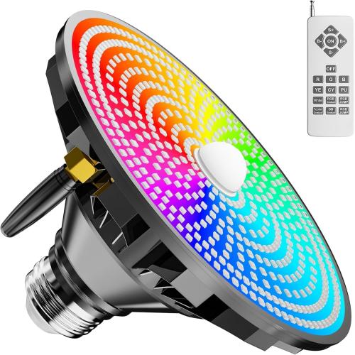 Pool Lights for Inground, LED Light Bulb for Above Ground Swimming Pool, 120V Spa Light Bulb E26 Base
