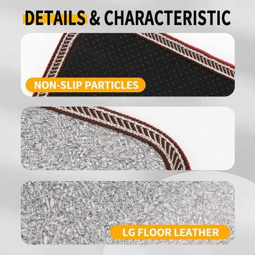 AC 110V Heated Floor Mat for Foot, Gray Carbon Crystal Heating Pad, Electric Heated Foot Warmers for Office, Home