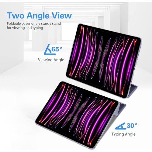 ProCase Case for iPad Pro 12.9 2022/2021/2020/2018 -Lightpurple