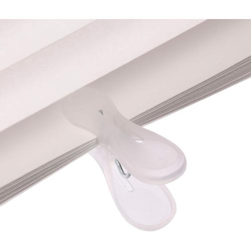 6-Pack Pleated Paper Temporary Shades Cordless Light Filtering Cut to Size Temporary Paper Blinds for Indoor Windows of Office, Bedroom, Bathroom, Living Room, 36 W x 72 H, White
