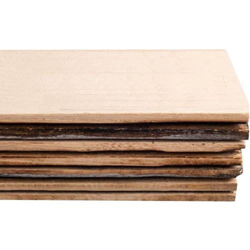 Holydecot Nail Up Paneling Wood Wall Panels, Real Solid Planks DIY Easy Application, Rustic Reclaimed Barn Paneling for Accent Walls, Brown Gray Combinations, 10.5 sq. ft