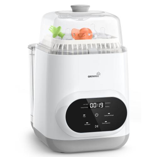 Grownsy EaseClean Bottle Washer All-in-One Washer and Sterilizer and Dryer | Thoroughly Cleans Bottles, Pump Parts & Baby Essentials, Effortlessly Washes, Sterilizes & Dries - No Hand Washing Required
