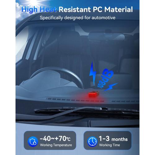 Car Alarm System with Motion Sensor, 108dB Anti-Theft Alarm Wireless Remote