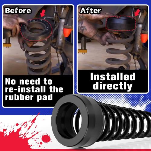 KSP 3 Leveling Lift Kits for Silverado 1500 1999-2006, 3inch Front Suspension Lift Kit Compatible With Ch-e-vy GMC Sierra 1500 2WD, 2pcs PU Coil Spring Spacer Raise 3in on Che/vro/let Truck Chassis