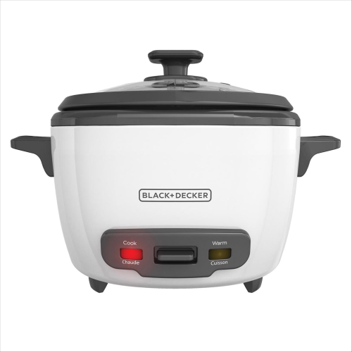 Black Decker White 16 cups Programmable Rice Cooker