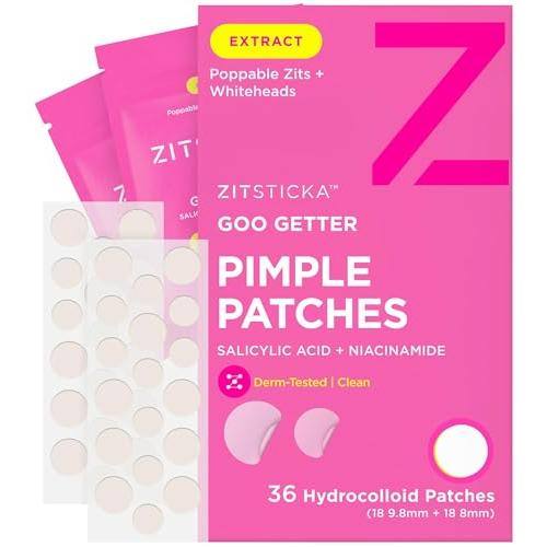 ZitSticka Pimple Patches for Face, Hydrocolloid Acne Patches, 2 pack