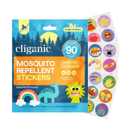 Cliganic Mosquito Repellent Patches - Positive Vibes - 90 Count - Multi - 16