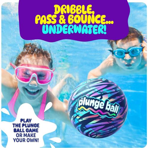 HydroSport Plunge Ball - Pool Toys - Swimming Pool Games for Kids, Adults and Family - Water Balls - Water Toys for Kids Ages 8-12 - Teens, Boys Fun Stuff - Swim Balls Sports Accessories (9 Inch)