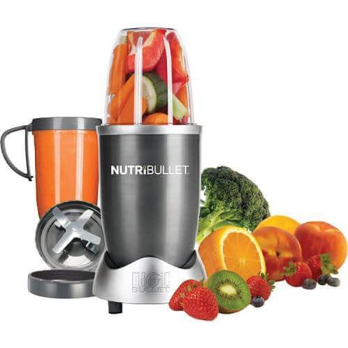 NutriBullet Silver Magic Bullet Superfood Nutrition Extractor Blender 8 Piece