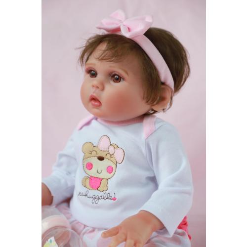 Kaydora Realistic Reborn Baby Doll - 18 Inch Doll Girl with Full Vinyl Body