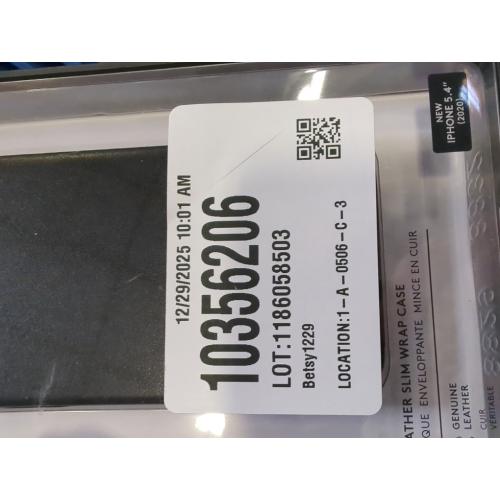 Coach Leather Slim Case for iPhone 12 mini Black