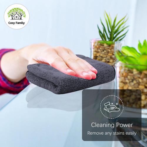 Cosy Family 3pk Soft Washcloths Set