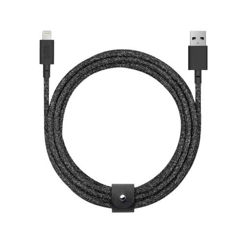 Native Union Belt Cable XL - 3 M - Lightning - USB a - Männlich - Männlich - Schwarz (BELT-L-CS-BLK-3-NP)