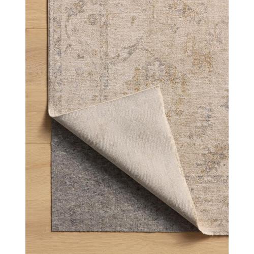 Loloi Chris Loves Julia Louisa Collection LOI-02 Oatmeal/Slate 2'-7 x 8'-0, .38 Pile Height, Runner Rug