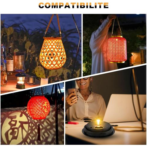 Solar Light Replacement Top 4 Pack Used to Replace Broken Solar Lantern