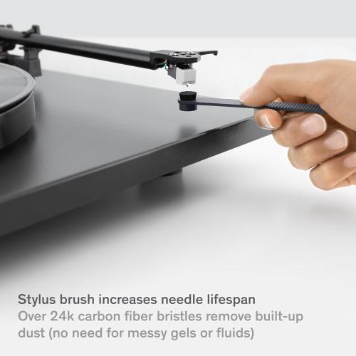 Boundless Audio Vinyl Record Cleaning Kit - 8-in-1 Vinyl Cleaner Kit Includes Carbon Fiber & Velvet Record Brushes, Stylus Brush, Cleaning Solution, Microfiber Cloths & Metal Case