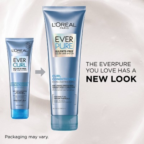 L'Oreal Paris Ever Curl Sulfate-Free Coconut Oil Hydracharge Conditioner - 8.5 fl oz