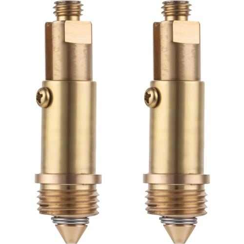 2 Pcs Basin Sink Clicker Pop Up Tub Drain Stopper Sink Pop Up Stopper Pop Up Bolt Basin Bath Sink Drain Click Clack Replacement Plug Bolt Spring Brass Push Spring Plug for Most Sink Tub Basin Drain