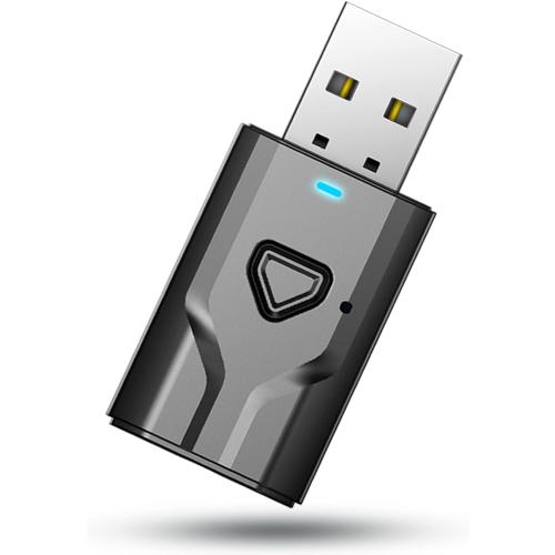 USB Bluetooth 5.0 Transmitter Receiver, 2-in-1 Wireless Audio Adapter