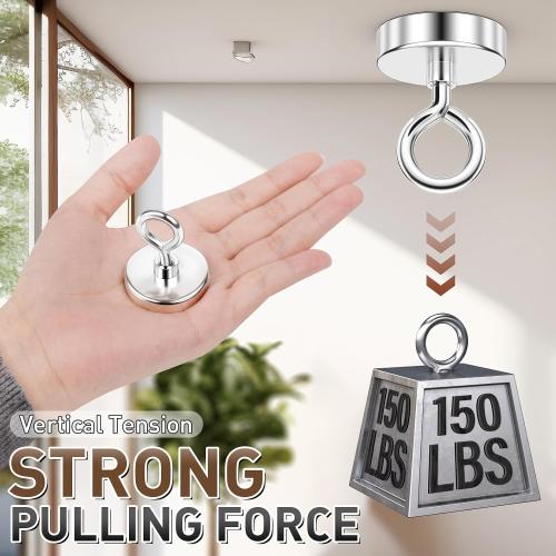 FINDMAG 150 LBS Fishing Magnet, 1.42 Inch Neodymium Pickup Magnet