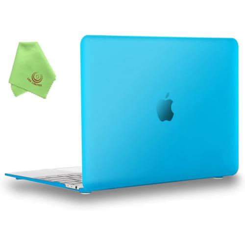 UESWILL Case for MacBook (Retina, 12 inch, 2015-2017), Aqua Blue