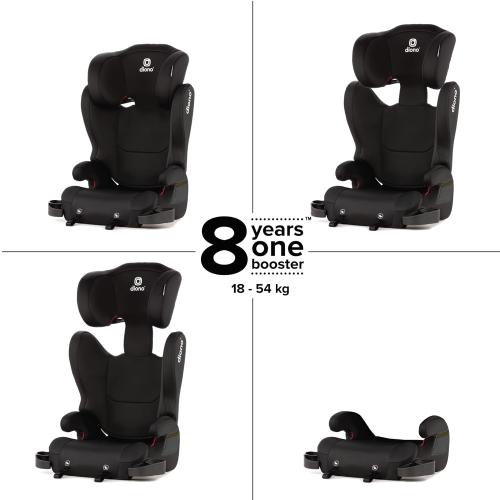 NEED TO CLEAN ‼️Diono Cambria 2 XL, Dual Latch Connectors, 2-in-1 Belt Positioning Booster Seat, High-Back to Backless Booster, Space and Room to Grow, 6 Headrest Positions, 8 Years 1 Booster Seat, Black