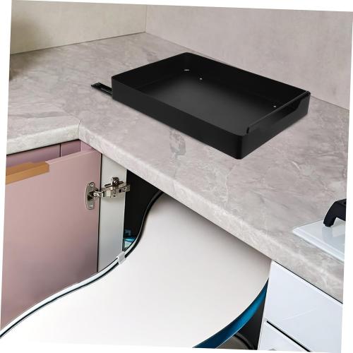 Ciieeo Pull Out Cabinet Organizer Expandable Slide Out Pantry Shelf Stainless Steel Frame Adjustable Storage for Kitchen Bathroom Sink Heavy Duty Roll Out Drawers