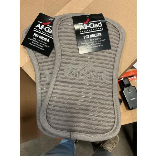 All-Clad Premium Pot Holder, 2 Pack, Titanium