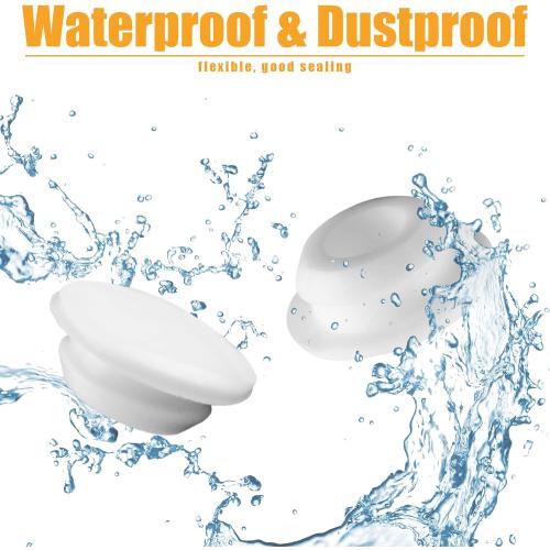 10pcs 3/8 Inch (10mm) Hole Plug, White Button Plugs