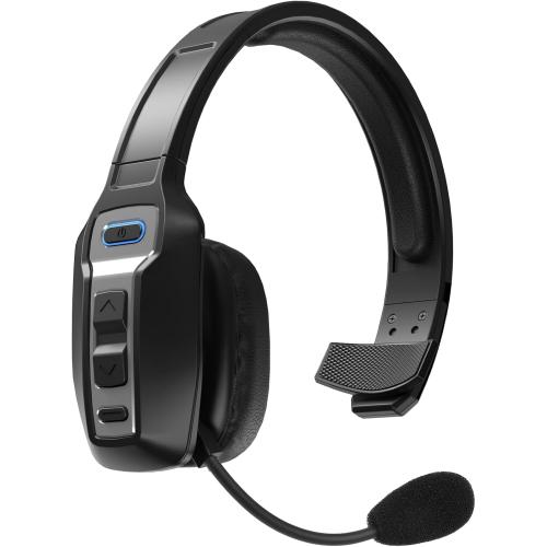 Bluetooth Headset for Truck Drivers, Single Ear Wireless Headphones with Mic Noise Cancelling, Mute Button, Hands-Free, 60H Playtime for Call Center, Office, Cell Phone