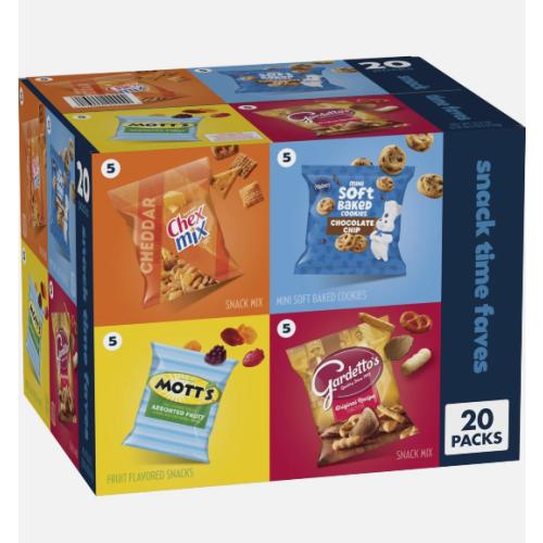 2pk Chex Mix, Mott's, Gardetto's, Pillsbury Cookies, Snack 26.5 Ounce